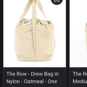 NWT Authentic The Row Drew Bag In Oatmeal